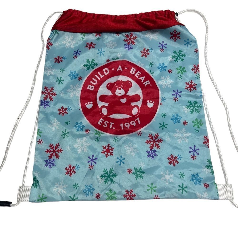 Build-A-Bear nylon drawstring backpack